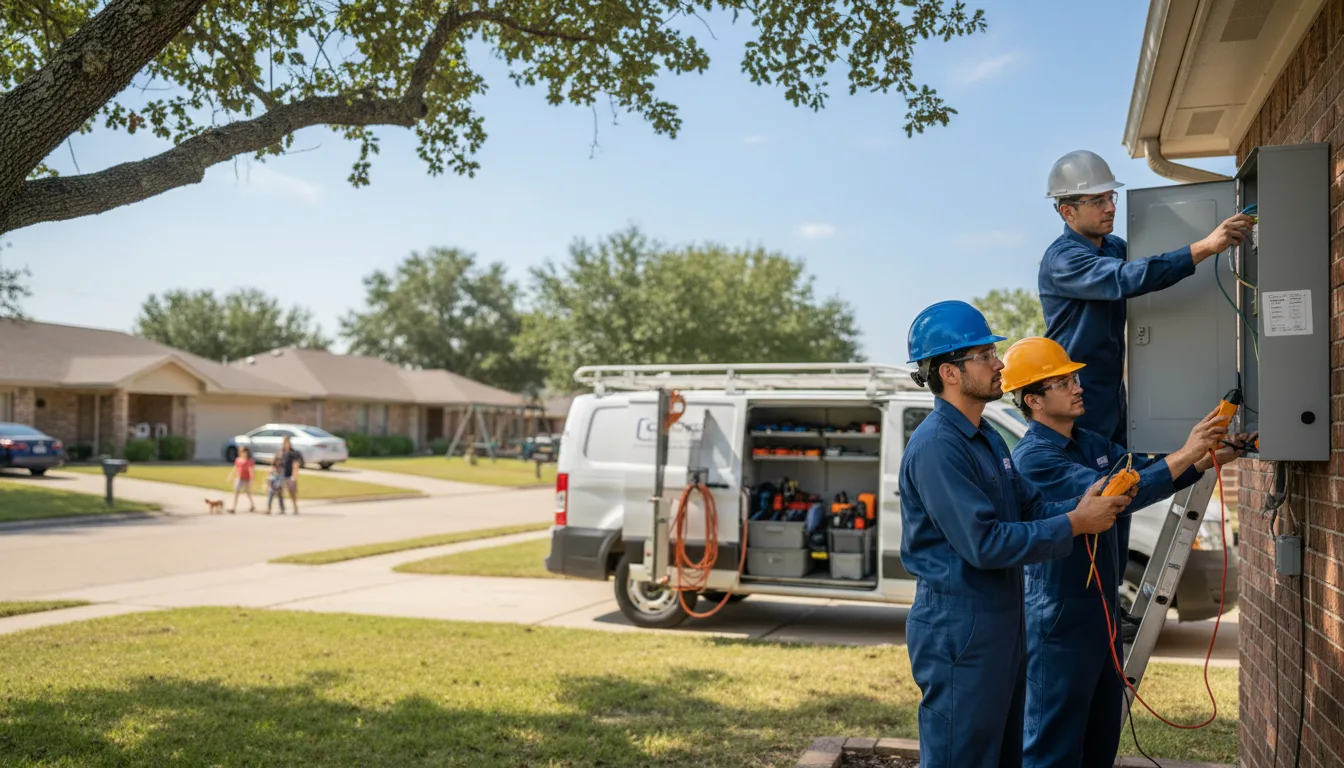 Certified electrician providing emergency electrical services in Arcola, MS